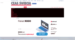 Desktop Screenshot of czasswiecia.pl