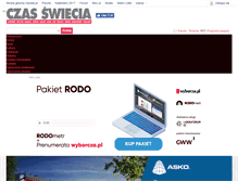 Tablet Screenshot of czasswiecia.pl